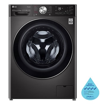 Front view of 13/8kg, AI Direct Drive Front Load Washer Dryer FV1413H2BA