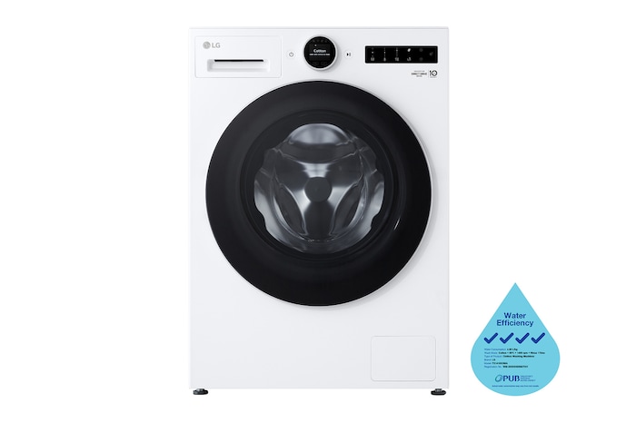 LG 10kg, AI Direct Drive Front Load Washing Machine in Essence White, FX1410S3WA