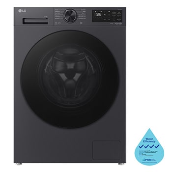 Front view of 10KG Front Loading Washing Machine Essence Graphite AI Wash TurboWash™ 360 Steam™ FX1410S5G