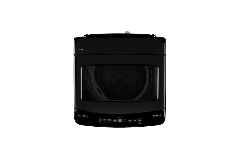 8KG, Top Load Washing Machine, Smart Inverter Control in Onxy Black