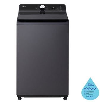 Front view of 13kg, AI Direct Drive Top Load Washing Machine in Essence Graphite TX2313DT5G