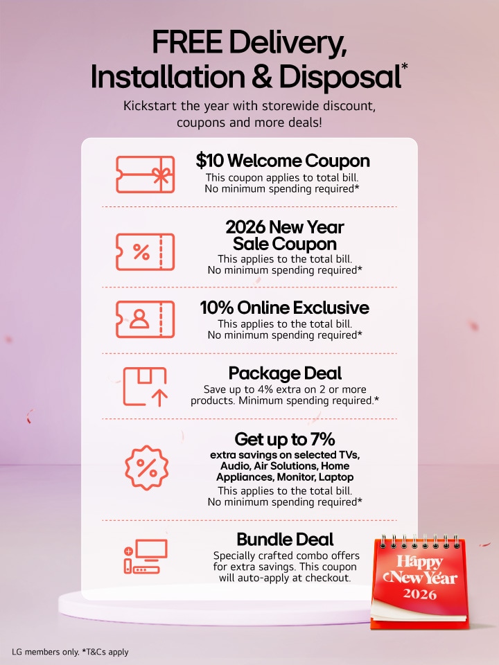 FREE Delivery, Installation & Disposal