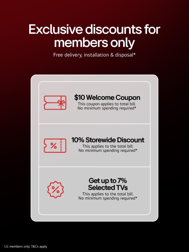 Exclusive discounts for members only