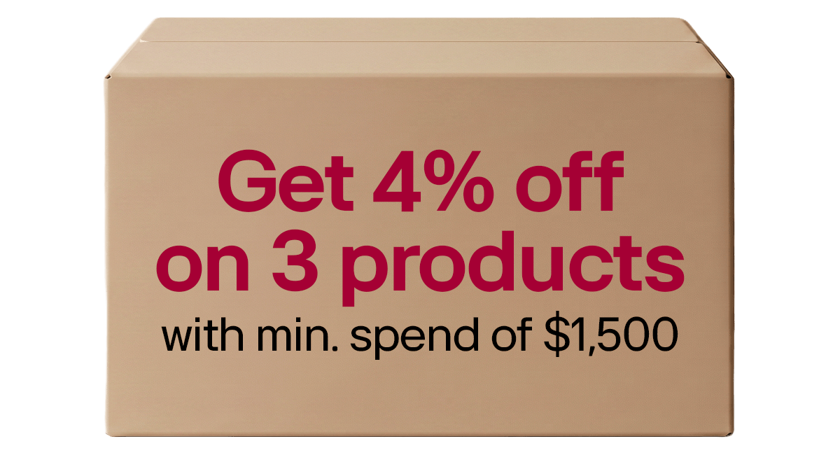 Get 4% off on 3 products