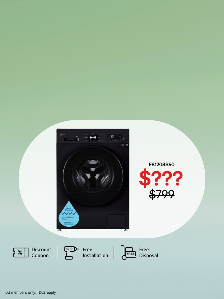 8KG Front Load Washer at Great Value