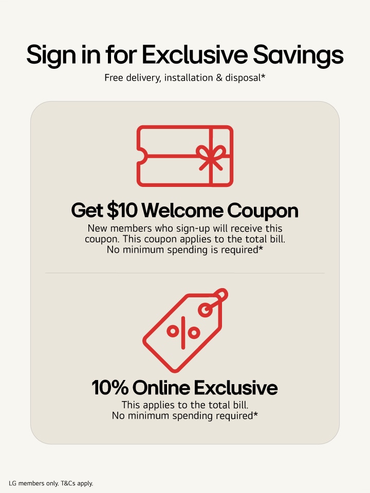 Sign in for Exclusive Savings