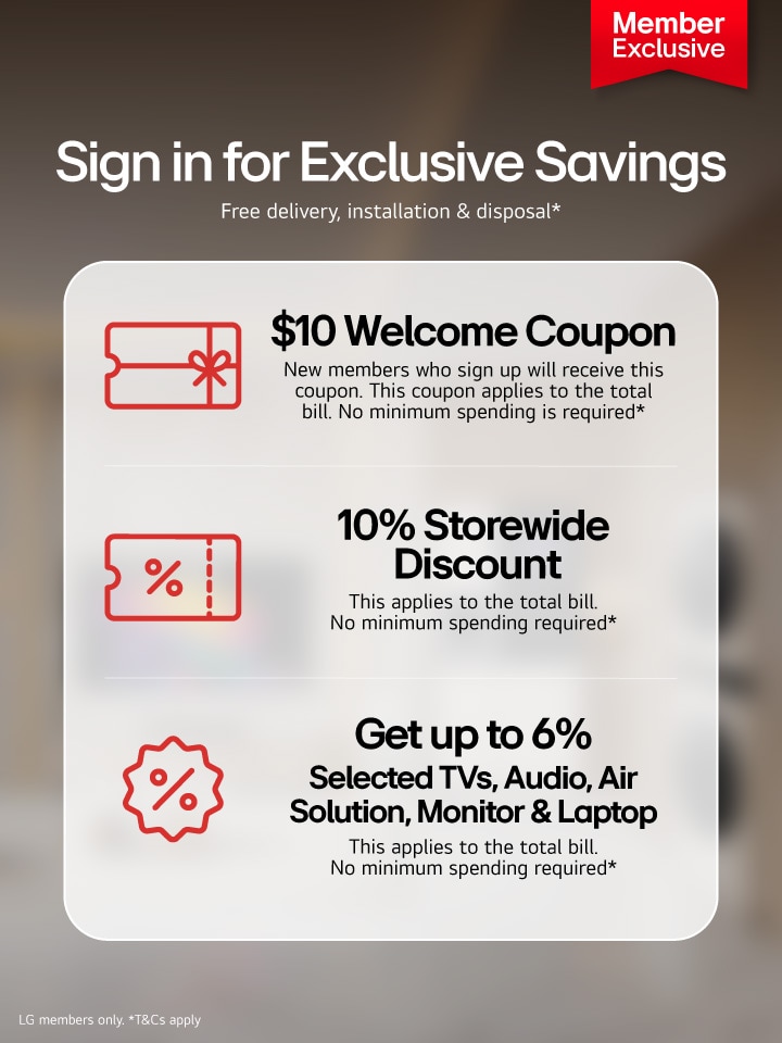 Sign in for Exclusive Savings