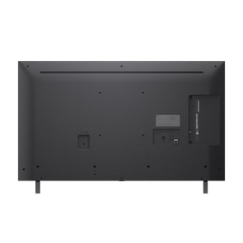 Rear view of LG NanoCell NANO80 TV.