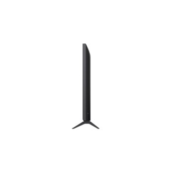 Left-facing side view of LG NanoCell NANO80 TV.