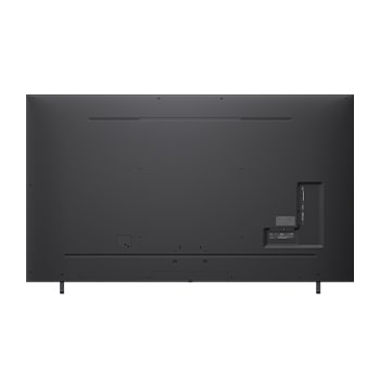 Rear view of LG NanoCell NANO80 TV.