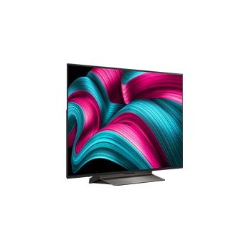 Rear view of LG OLED evo AI C5 4K Smart TV.