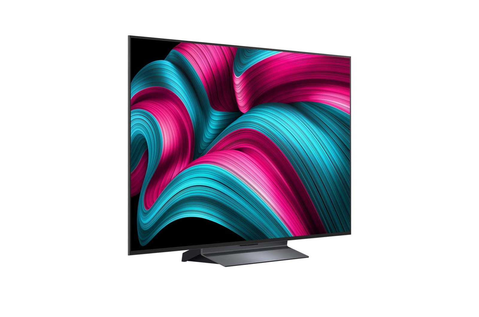 Rear view of LG OLED evo AI C5 4K Smart TV.