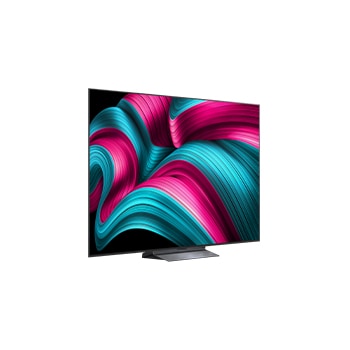 Rear view of LG OLED evo AI C5 4K Smart TV.