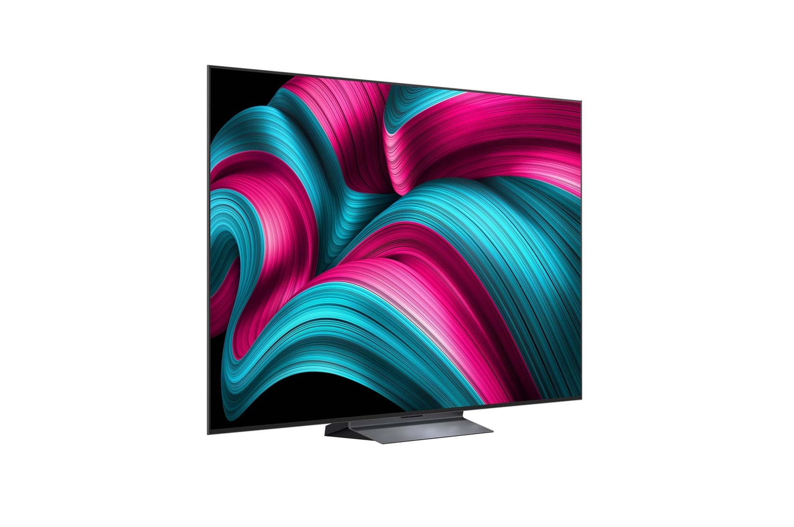 Rear view of LG OLED evo AI C5 4K Smart TV.