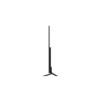 Left-facing side view of LG QNED82 TV 