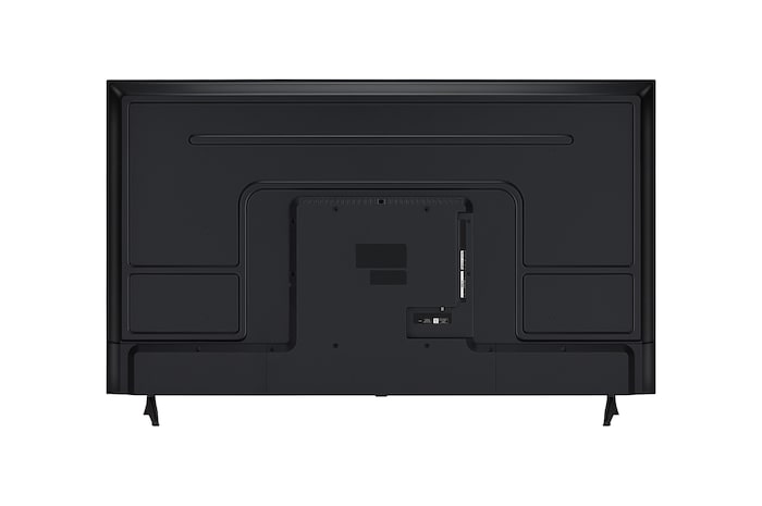 Rear view of LG UHD UA73 TV.