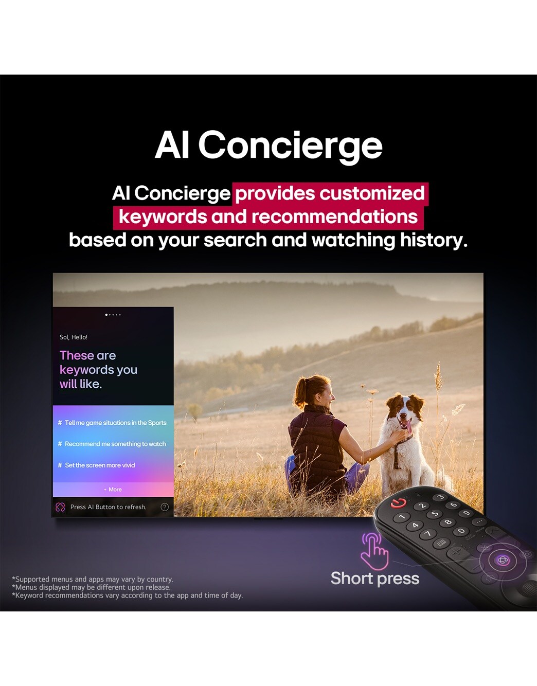 75 Inch LG UHD AI UA75 4K Smart TV - 75UA8450PSA | LG Singapore