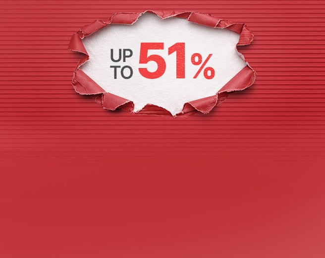 Hot Deals! With Storewide 51% Discount