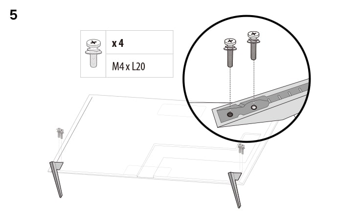 Installation method step 5
