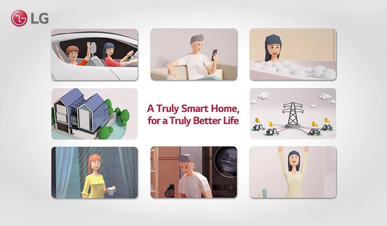Many people enjoying their lives through ThinQ Home.