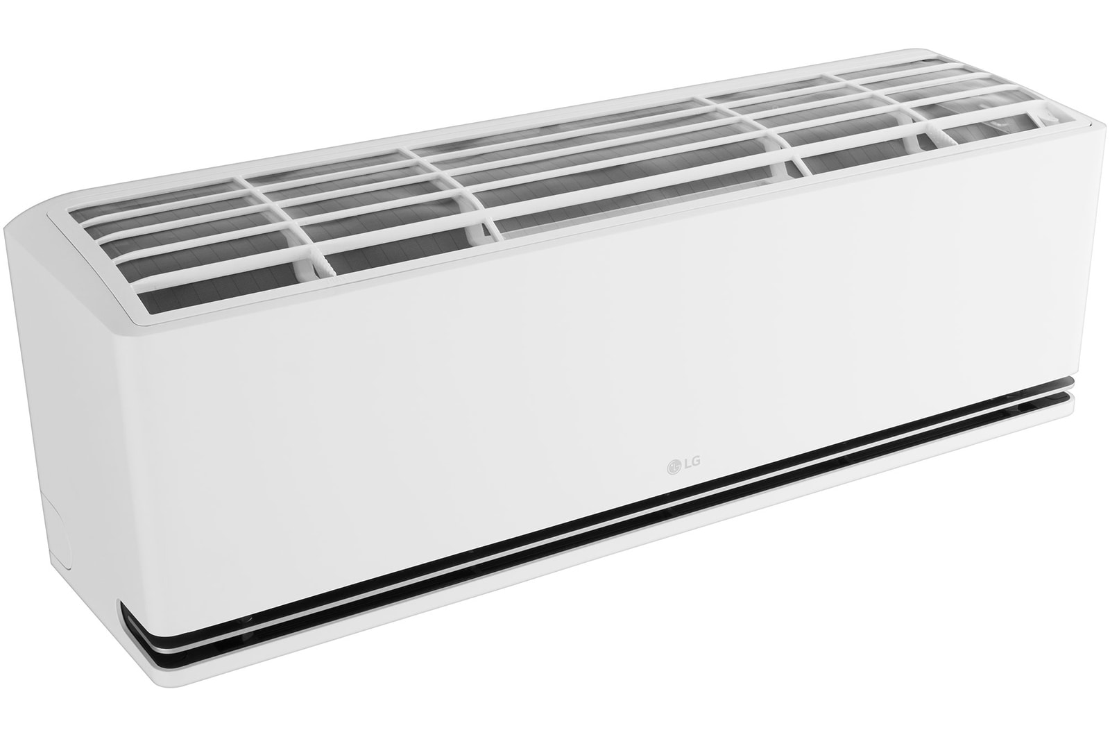 Left perspective side view of LG Wall Mounted AI Air