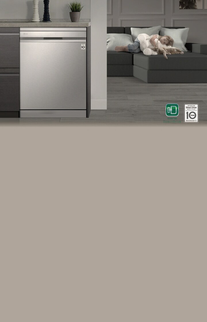 This image LG TrueSteam™ QuadWash™