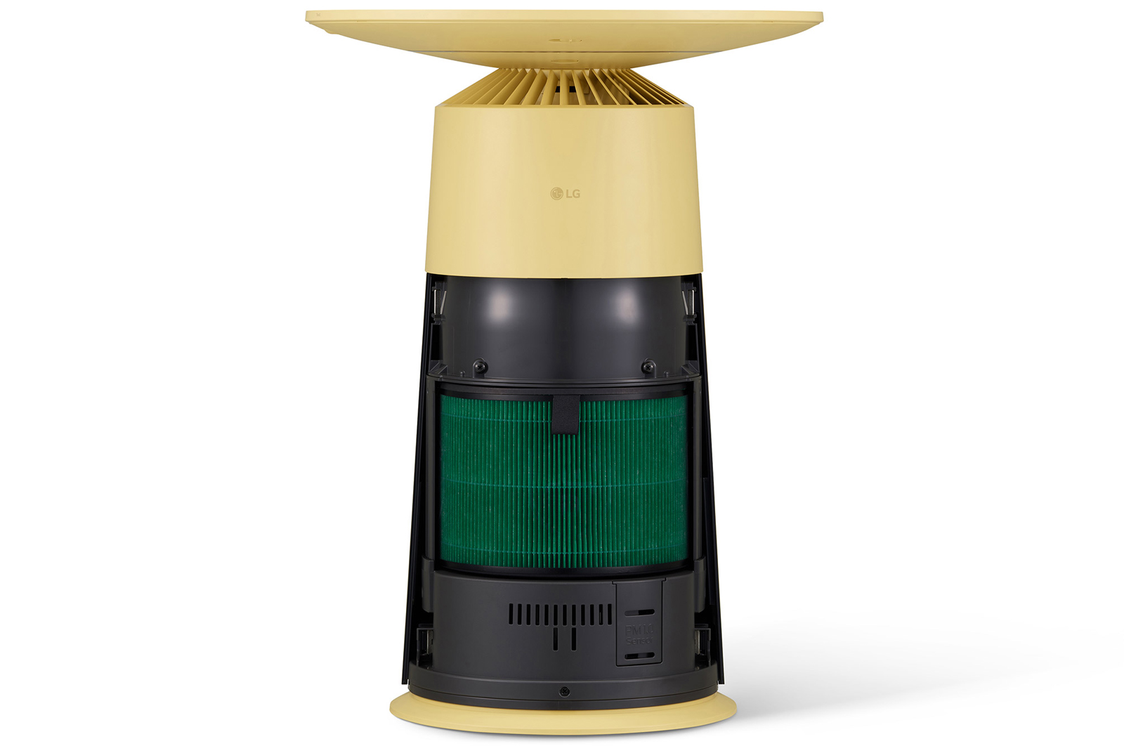 Front view with filter