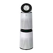 Front View of LG PuriCare™ 360° Air Purifier Double in white, AS95GDWV0