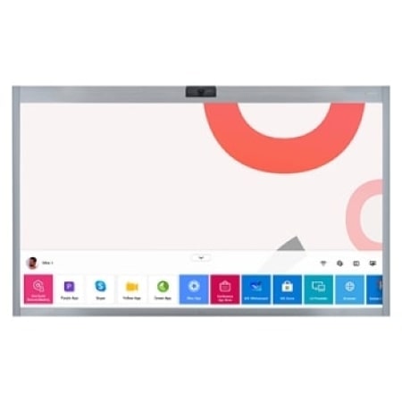 Front view with infill image (* Screen images simulated)