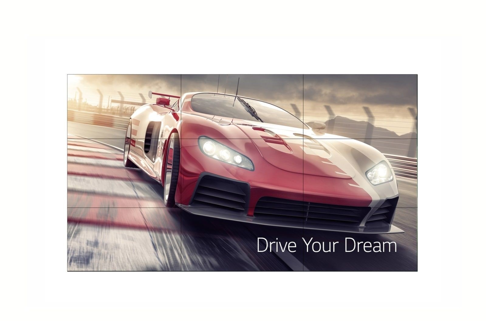 Front view of 55&#34; 500 nits FHD Slim Bezel Video Wall 55VM5J-H