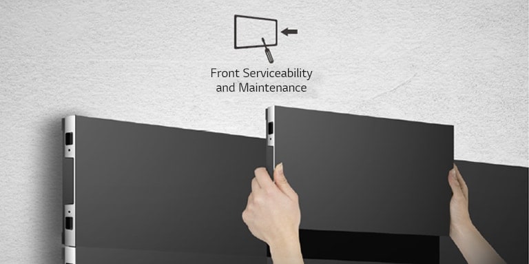 LSBB series is demonstrating its convenient installation from the front side.