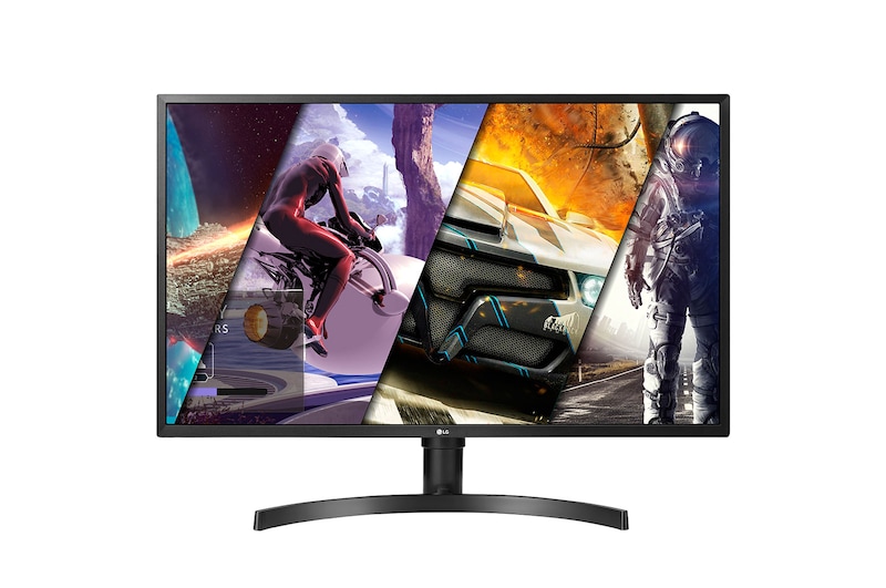Front view of 32” UHD 4K Monitor with HDR10 with HDR10 32UK550-B