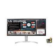LG UltraWide™ 35" Curved QHD VA Display Monitor with coding display, front view, 35WN75C-B