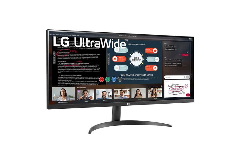 LG UltraWide™ 34" FHD IPS Display Monitor, 34WP500-B