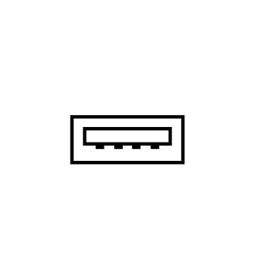 USB 3.0 downstream icon