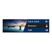 Front view of  Ultra Stretch Signage 88BH7D-B
