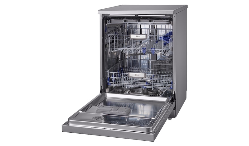 LG 14L TrueSteam™ Direct Drive Dishwasher with SmartRack™ and UV Sterilization, D1464CF