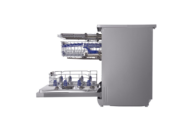 LG 14L TrueSteam™ Direct Drive Dishwasher with SmartRack™ and UV Sterilization, D1465CF