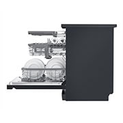 LG THINQ™ Top Control Dishwasher QuadWash® & True Steam®, in black, DFB227HM