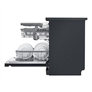 LG THINQ™ Top Control Dishwasher QuadWash® & True Steam®, in black, DFB227HM