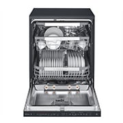 LG THINQ™ Top Control Dishwasher QuadWash® & True Steam®, in black, DFB227HM