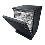 LG THINQ™ Top Control Dishwasher QuadWash® & True Steam®, in black, DFB227HM
