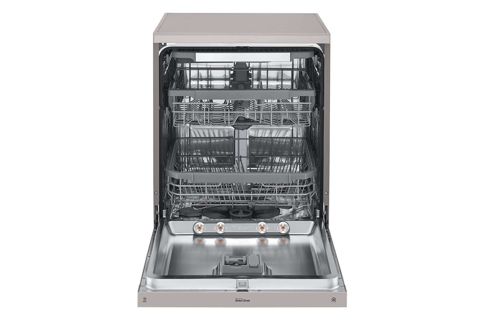 LG Front Control Smart Wi-fi Enabled Dishwasher with QuadWash® and True Steam®, DFB425FP