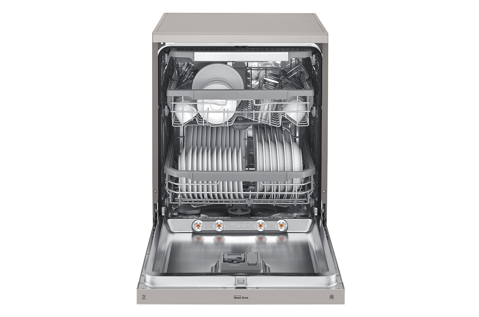 LG Front Control Smart Wi-fi Enabled Dishwasher with QuadWash® and True Steam®, DFB425FP