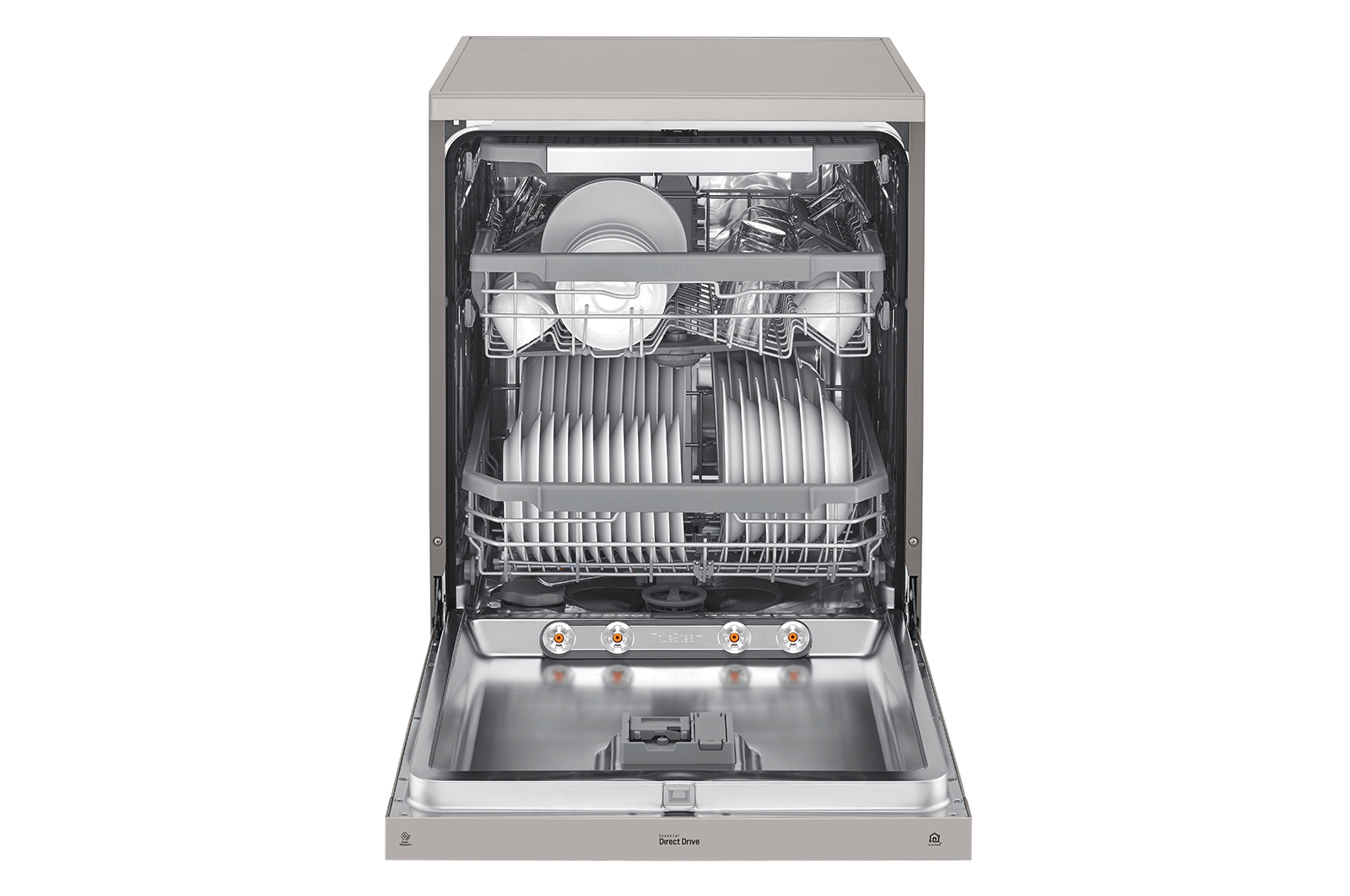 LG Front Control Smart Wi-fi Enabled Dishwasher with QuadWash® and True Steam®, DFB425FP