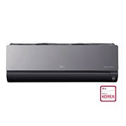 Front view of LG Artcool Multi Split Inverter Air Conditioner (ThinQ), 9,000 BTU, dark grey, AMNC09GDJR0