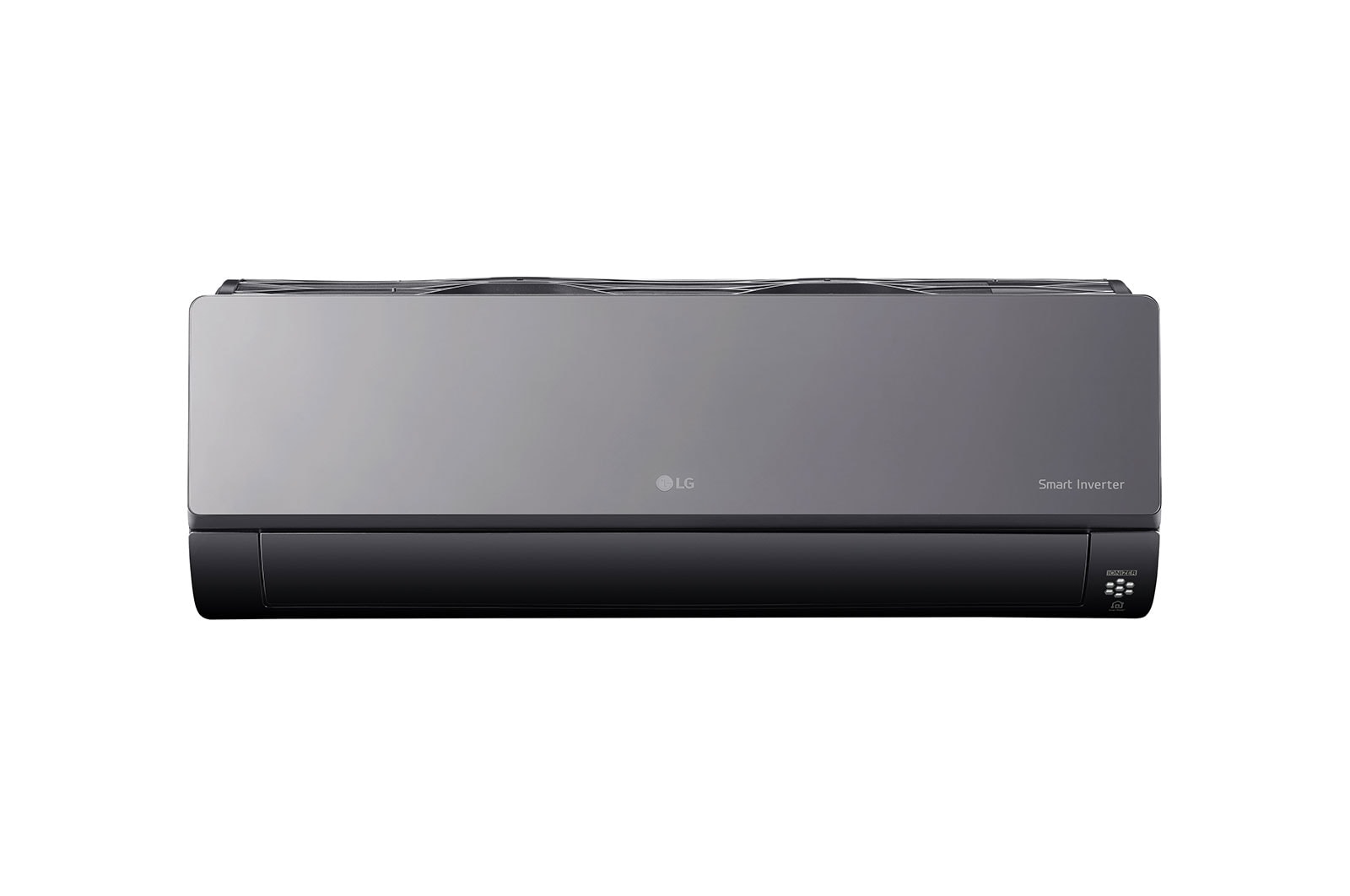 Front view of LG Artcool Multi Split Inverter Air Conditioner (ThinQ), 24,000 BTU, dark grey, AMNC24GDKR0