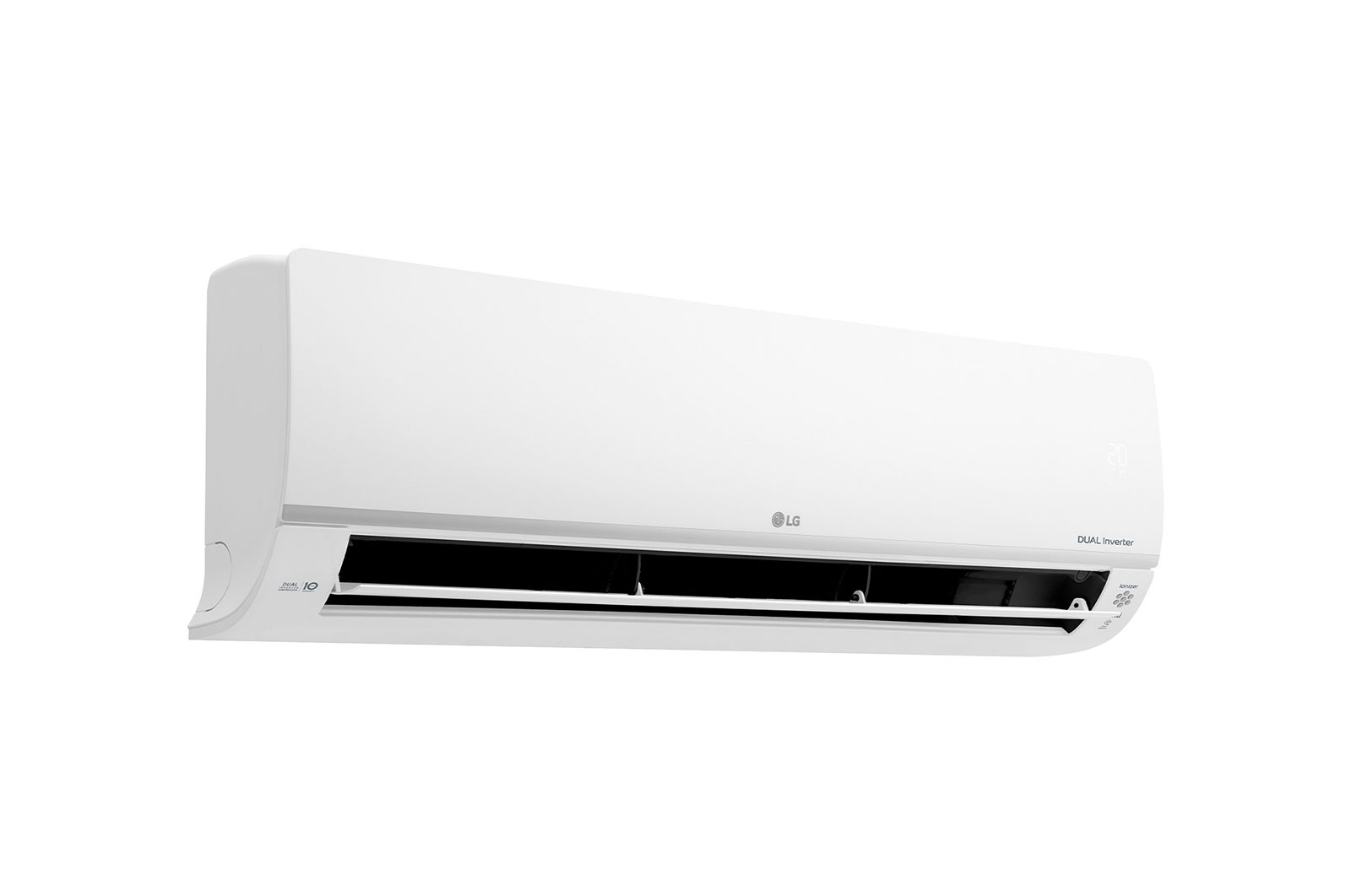 Right side view with swing fan door open