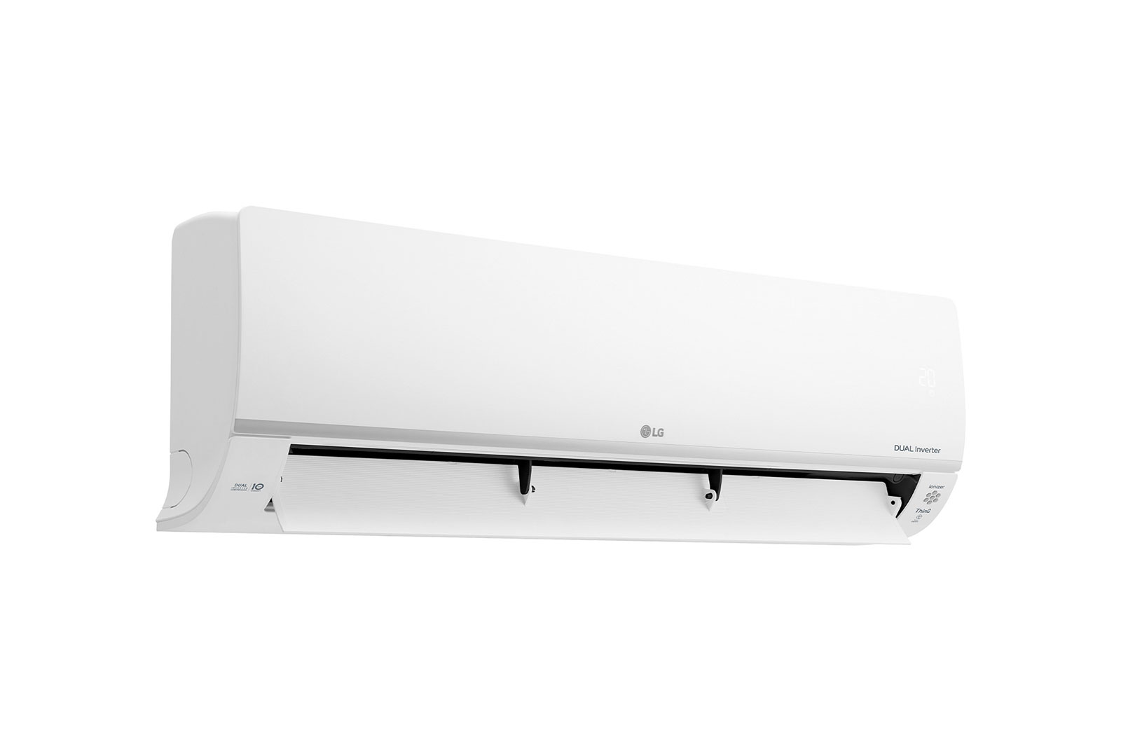 Right side view with swing fan door open