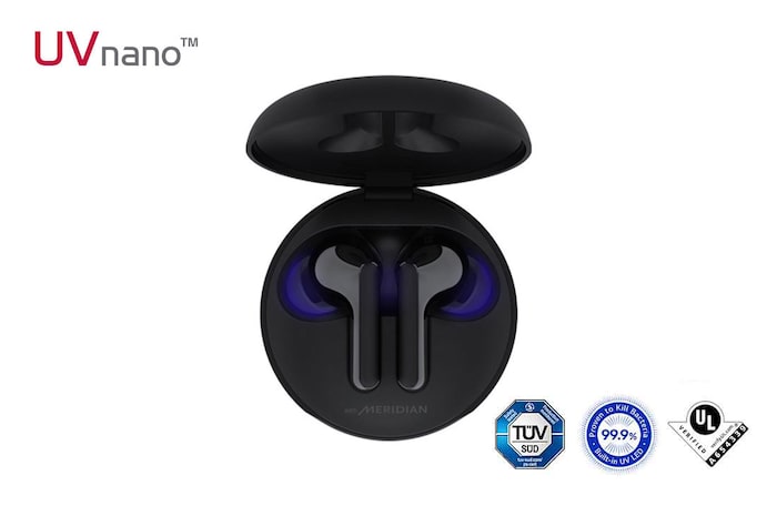 LG TONE Free FN6 Wireless Earbuds with MERIDIAN Technology, Black, HBS-FN6